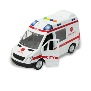 ماشین آمبولانس اسباب بازی موزیکال Musical AMBULANCE Car 1:16_اسباب بازی
